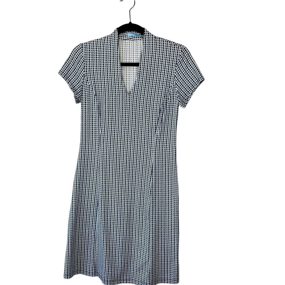 J.McLaughlin Ivana Catalina Cloth Short Sleeve Dress S